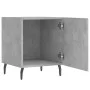 Engineered wood gray concrete bedside table 40x40x50 cm by vidaXL, Nightstands - Ref: Foro24-827604, Price: 31,17 €, Discount: %