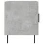 Engineered wood gray concrete bedside table 40x40x50 cm by vidaXL, Nightstands - Ref: Foro24-827604, Price: 31,17 €, Discount: %
