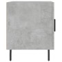 Mesita de noche madera de ingeniería gris hormigón 40x40x50 cm de vidaXL, Mesitas de noche - Ref: Foro24-827604, Precio: 31,4...