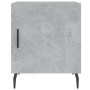 Nachttische 2 Stück betongraues Holzwerkstoff 40x40x50 cm von vidaXL, Nachttische - Ref: Foro24-827605, Preis: 53,92 €, Rabat...
