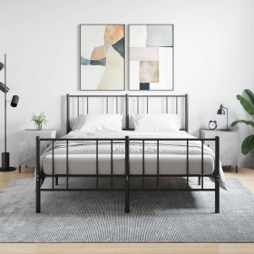 Nachttische 2 Stk. Holzwerkstoff betongrau 40x40x50 cm von vidaXL, Nachttische - Ref: Foro24-827589, Preis: 62,50 €, Rabatt: %