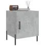 Bedside tables 2 units engineered wood gray concrete 40x40x50 cm by vidaXL, Nightstands - Ref: Foro24-827589, Price: 55,66 €,...
