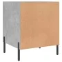 Bedside tables 2 units engineered wood gray concrete 40x40x50 cm by vidaXL, Nightstands - Ref: Foro24-827589, Price: 55,66 €,...