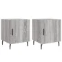 Nightstands 2 units Sonoma gray engineered wood 40x40x50 cm by vidaXL, Nightstands - Ref: Foro24-827609, Price: 55,22 €, Disc...