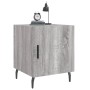 Mesitas noche 2 uds madera ingeniería gris Sonoma 40x40x50 cm de vidaXL, Mesitas de noche - Ref: Foro24-827609, Precio: 55,72...
