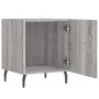 Nightstands 2 units Sonoma gray engineered wood 40x40x50 cm by vidaXL, Nightstands - Ref: Foro24-827609, Price: 55,22 €, Disc...