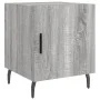 Nightstands 2 units Sonoma gray engineered wood 40x40x50 cm by vidaXL, Nightstands - Ref: Foro24-827609, Price: 55,22 €, Disc...
