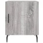 Nightstands 2 units Sonoma gray engineered wood 40x40x50 cm by vidaXL, Nightstands - Ref: Foro24-827609, Price: 55,22 €, Disc...