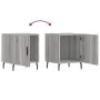 Nightstands 2 units Sonoma gray engineered wood 40x40x50 cm by vidaXL, Nightstands - Ref: Foro24-827609, Price: 55,22 €, Disc...