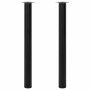 2x Patas de mesa telescópicas negro 710 mm-1100 mm