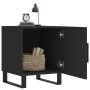 Mesitas de noche 2 uds madera de ingeniería negro 40x40x50 cm de vidaXL, Mesitas de noche - Ref: Foro24-827615, Precio: 82,35...
