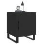 Nachttische 2 Stück Holzwerkstoff schwarz 40x40x50 cm von vidaXL, Nachttische - Ref: Foro24-827615, Preis: 83,38 €, Rabatt: %