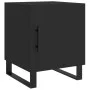 Mesitas de noche 2 uds madera de ingeniería negro 40x40x50 cm de vidaXL, Mesitas de noche - Ref: Foro24-827615, Precio: 82,35...