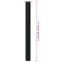 2x Patas de mesa telescópicas negro 710 mm-1100 mm