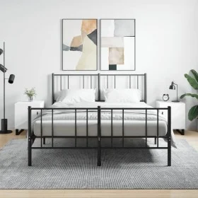 Nachttische 2 Stk. Holzwerkstoff weiß 40x40x50 cm von vidaXL, Nachttische - Ref: Foro24-827613, Preis: 60,90 €, Rabatt: %