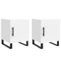 Nachttische 2 Stk. Holzwerkstoff weiß 40x40x50 cm von vidaXL, Nachttische - Ref: Foro24-827613, Preis: 61,44 €, Rabatt: %