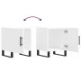 Nightstands 2 pcs engineered wood white 40x40x50 cm by vidaXL, Nightstands - Ref: Foro24-827613, Price: 60,97 €, Discount: %