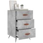 Concrete gray engineered wood bedside table 40x40x66 cm by vidaXL, Nightstands - Ref: Foro24-827632, Price: 59,94 €, Discount: %