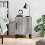 Sonoma grauer Nachttisch aus Holzwerkstoff, 40 x 40 x 50 cm von vidaXL, Nachttische - Ref: Foro24-827624, Preis: 38,36 €, Rab...