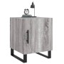 Sonoma grauer Nachttisch aus Holzwerkstoff, 40 x 40 x 50 cm von vidaXL, Nachttische - Ref: Foro24-827624, Preis: 38,36 €, Rab...