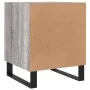 Sonoma grauer Nachttisch aus Holzwerkstoff, 40 x 40 x 50 cm von vidaXL, Nachttische - Ref: Foro24-827624, Preis: 37,96 €, Rab...