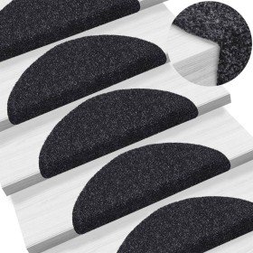 Felpudos autoadhesivos para escaleras, 15 unidades, 56 x 17 x 3