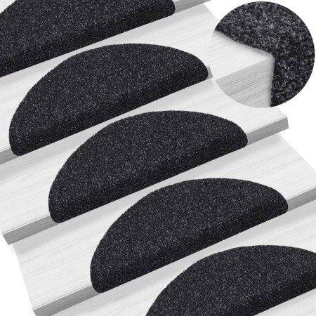 Felpudos autoadhesivos para escaleras, 15 unidades, 56 x 17 x 3