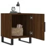 Bedside tables 2 units engineered wood brown oak 40x40x50 cm by vidaXL, Nightstands - Ref: Foro24-827627, Price: 60,97 €, Dis...