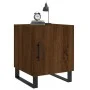 Bedside tables 2 units engineered wood brown oak 40x40x50 cm by vidaXL, Nightstands - Ref: Foro24-827627, Price: 60,97 €, Dis...