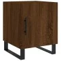 Bedside tables 2 units engineered wood brown oak 40x40x50 cm by vidaXL, Nightstands - Ref: Foro24-827627, Price: 60,97 €, Dis...