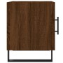 Bedside tables 2 units engineered wood brown oak 40x40x50 cm by vidaXL, Nightstands - Ref: Foro24-827627, Price: 61,50 €, Dis...