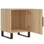 Mesitas noche 2 uds madera ingeniería roble Sonoma 40x40x50 cm de vidaXL, Mesitas de noche - Ref: Foro24-827619, Precio: 58,9...