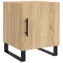 Mesitas noche 2 uds madera ingeniería roble Sonoma 40x40x50 cm de vidaXL, Mesitas de noche - Ref: Foro24-827619, Precio: 58,9...