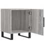 Bedside tables 2 units engineered wood gray Sonoma 40x40x50 cm by vidaXL, Nightstands - Ref: Foro24-827625, Price: 61,44 €, D...