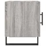 Mesitas noche 2 uds madera ingeniería gris Sonoma 40x40x50 cm de vidaXL, Mesitas de noche - Ref: Foro24-827625, Precio: 61,15...