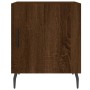 Mesitas noche 2 uds madera ingeniería marrón roble 40x40x50 cm de vidaXL, Mesitas de noche - Ref: Foro24-827611, Precio: 51,95 €
