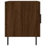 Mesitas noche 2 uds madera ingeniería marrón roble 40x40x50 cm de vidaXL, Mesitas de noche - Ref: Foro24-827611, Precio: 51,9...
