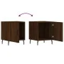 Mesitas noche 2 uds madera ingeniería marrón roble 40x40x50 cm de vidaXL, Mesitas de noche - Ref: Foro24-827611, Precio: 51,9...