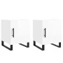 Nightstands 2 pcs glossy white engineered wood 40x40x50 cm by vidaXL, Nightstands - Ref: Foro24-827617, Price: 89,09 €, Disco...