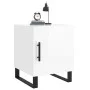 Nightstands 2 pcs glossy white engineered wood 40x40x50 cm by vidaXL, Nightstands - Ref: Foro24-827617, Price: 89,09 €, Disco...