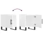 Nightstands 2 pcs glossy white engineered wood 40x40x50 cm by vidaXL, Nightstands - Ref: Foro24-827617, Price: 89,09 €, Disco...