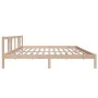 Estructura de cama madera maciza Super King 180x200 cm de vidaXL, Camas y somieres - Ref: Foro24-814899, Precio: 111,90 €, De...