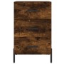 Engineered wood smoked oak bedside table 40x40x66 cm by vidaXL, Nightstands - Ref: Foro24-827673, Price: 68,70 €, Discount: %