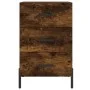 Engineered wood smoked oak bedside table 40x40x66 cm by vidaXL, Nightstands - Ref: Foro24-827673, Price: 67,84 €, Discount: %