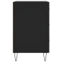 Schwarzer Nachttisch aus Holzwerkstoff, 40 x 40 x 66 cm von vidaXL, Nachttische - Ref: Foro24-827653, Preis: 65,63 €, Rabatt: %