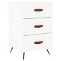 Weißer Nachttisch aus Holzwerkstoff, 40 x 40 x 66 cm von vidaXL, Nachttische - Ref: Foro24-827628, Preis: 67,14 €, Rabatt: %