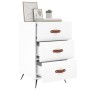 Mesita de noche madera de ingeniería blanco 40x40x66 cm de vidaXL, Mesitas de noche - Ref: Foro24-827628, Precio: 69,95 €