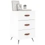Weißer Nachttisch aus Holzwerkstoff, 40 x 40 x 66 cm von vidaXL, Nachttische - Ref: Foro24-827628, Preis: 67,14 €, Rabatt: %