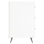 Weißer Nachttisch aus Holzwerkstoff, 40 x 40 x 66 cm von vidaXL, Nachttische - Ref: Foro24-827628, Preis: 67,14 €, Rabatt: %