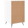 Weißer Nachttisch aus Holzwerkstoff, 40 x 40 x 66 cm von vidaXL, Nachttische - Ref: Foro24-827628, Preis: 67,14 €, Rabatt: %